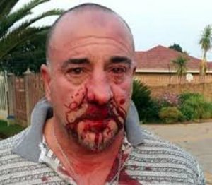 Robbers mock dad during assault