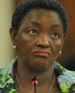 Why is Bathabile Dlamini licking a cup in parliament?
