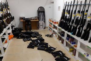 Business burglary - approximately 50 pistols stolen