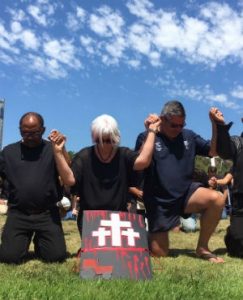 Five #BlackMonday activists who took part in the protest against farm murders have appeared in courts