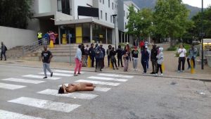 #FeesMustFall protest - Naked woman arrested at UCT