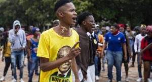 TUT's nine campuses across the country are still closed due to violent protests by black disadvantaged students who apparently cannot study on empty stomachs