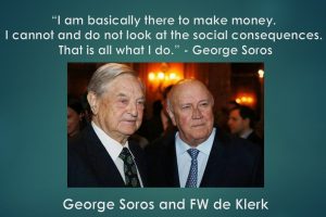 George Soros and FW de Klerk