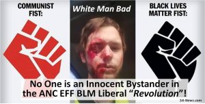 Innocent bystander BLM ANC EFF