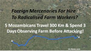 Radicalised Farm Workers Hire Farm Attackers for share of loot?