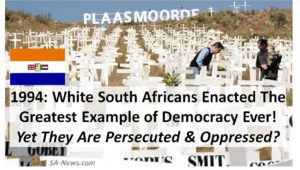 white South Africans enacted the greatest example of true democracy ever enacted