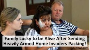 Prepared Family Fight For Their Lives! Lucky to be Alive After Sending Heavily Armed Home Invaders Packing!