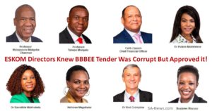 Eskom CEO De Ruyter Goes to Court to Annul R 8 Billion Corrupt BBBEE Tender Approved by Current Board!