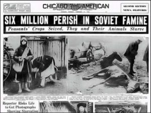#HolodomorDenial: the Genocide of 7 Million Ukrainians, Many of them Christians, That Jews Deny...